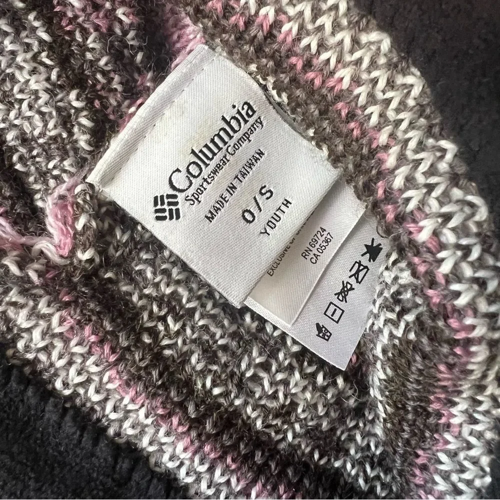 nwt COLUMBIA SPORTSWEAR COMPANY BEANIE WINTER HAT UNISEX Nordic Gray O/S Youth